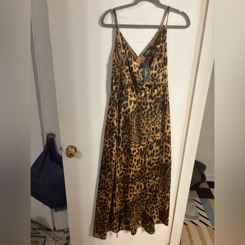 Leopard Print Maxi Dress